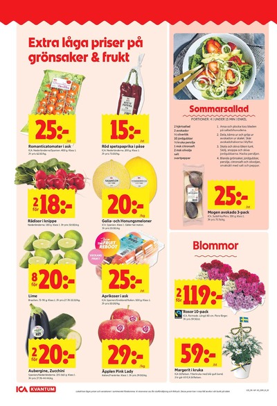 ICA Kvantum reklamblad i vecka 25 sida 2