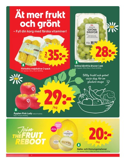 ICA Nära reklamblad i vecka 25 sida 2