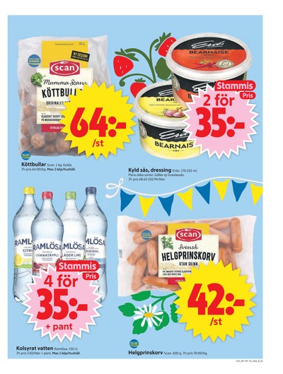 ICA Supermarket reklamblad i vecka 25 sida 3