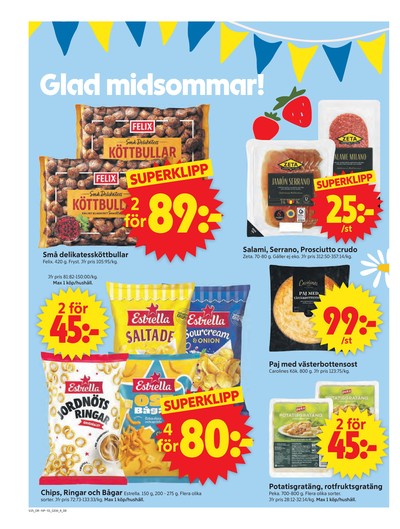 ICA Supermarket reklamblad i vecka 25 sida 8
