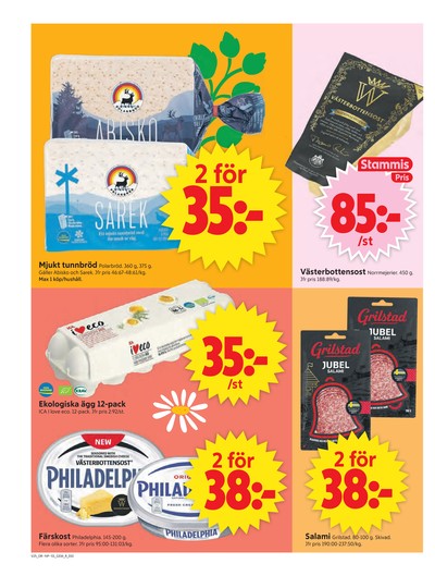 ICA Supermarket reklamblad i vecka 25 sida 10