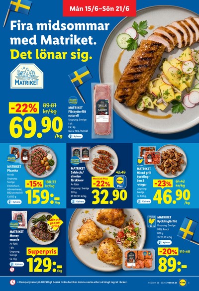 Lidl reklamblad i vecka 25 sida 3