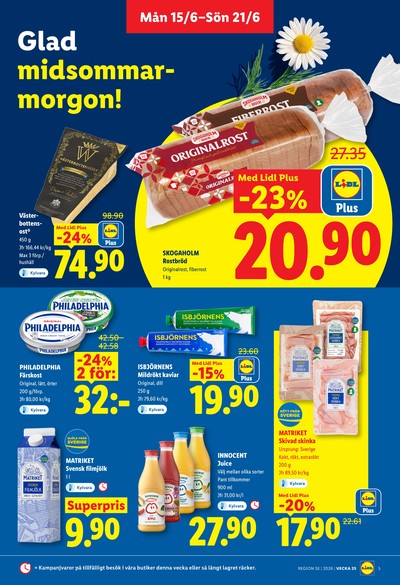 Lidl reklamblad i vecka 25 sida 5