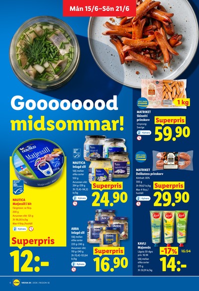 Lidl reklamblad i vecka 25 sida 6