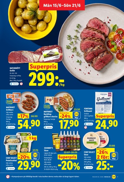 Lidl reklamblad i vecka 25 sida 9