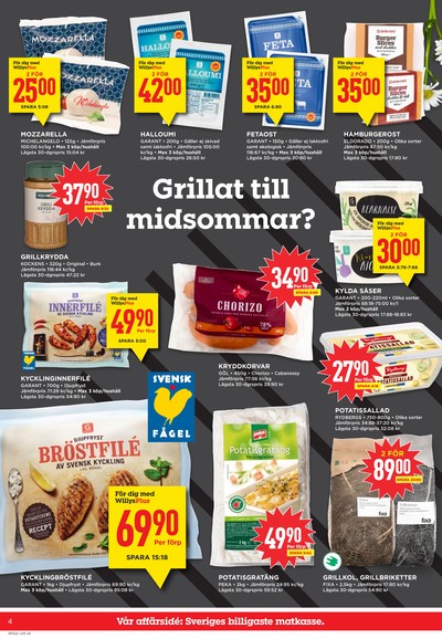 WILLY:S reklamblad i vecka 25 sida 4