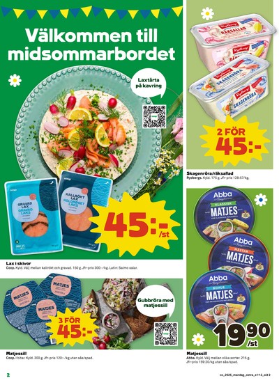 Coop reklamblad i vecka 25 sida 2