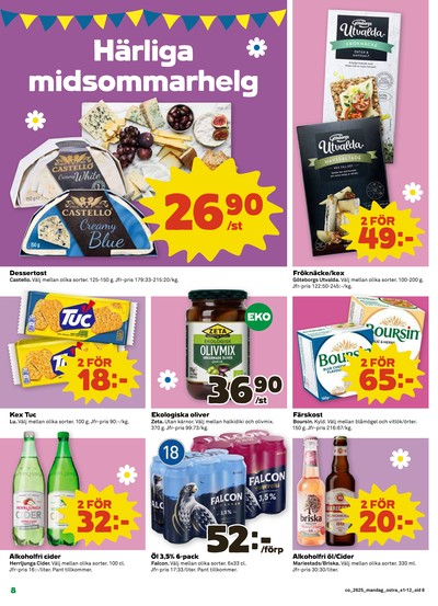 Coop reklamblad i vecka 25 sida 8
