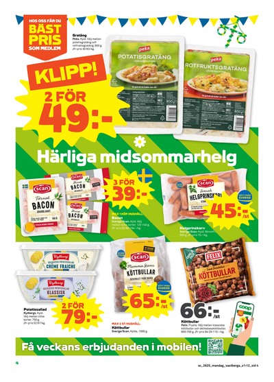 Stora Coop reklamblad i vecka 25 sida 4