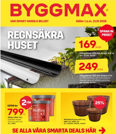 ByggMax reklamblad i vecka 25 sida 1