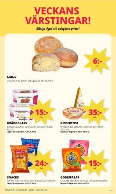 Tempo reklamblad i vecka 25 sida 7