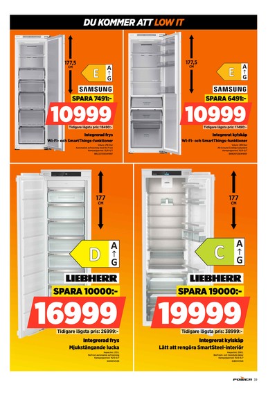 Power reklamblad i vecka 25 sida 39
