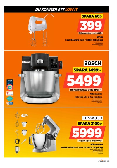 Power reklamblad i vecka 25 sida 63