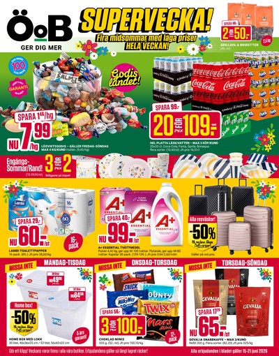 ÖoB reklamblad i vecka 25 sida 1