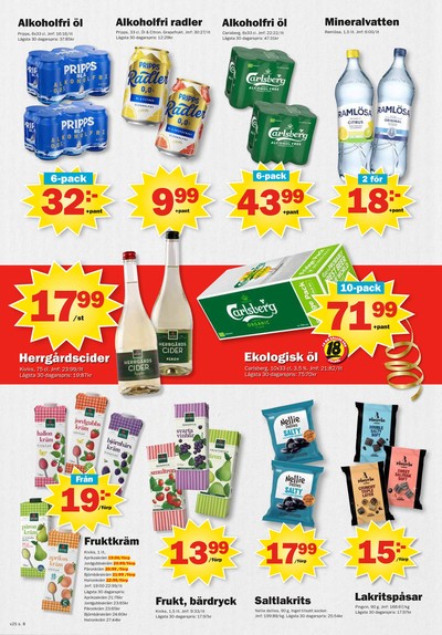 Pekås reklamblad i vecka 25 sida 8