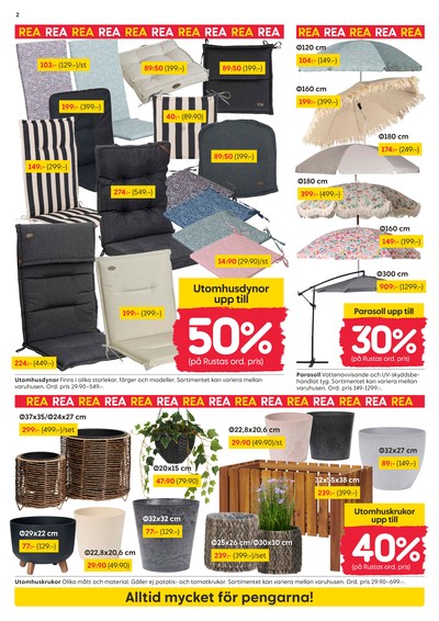 Rusta reklamblad i vecka 25 sida 2