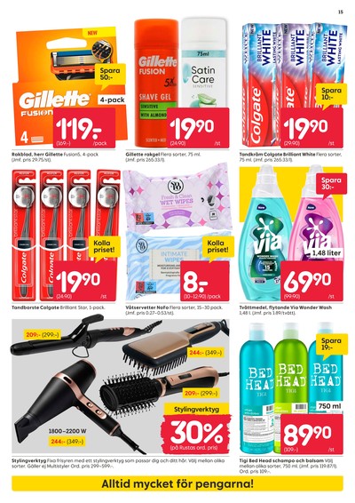 Rusta reklamblad i vecka 25 sida 15