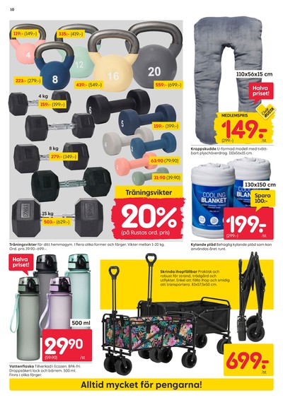 Rusta reklamblad i vecka 25 sida 10