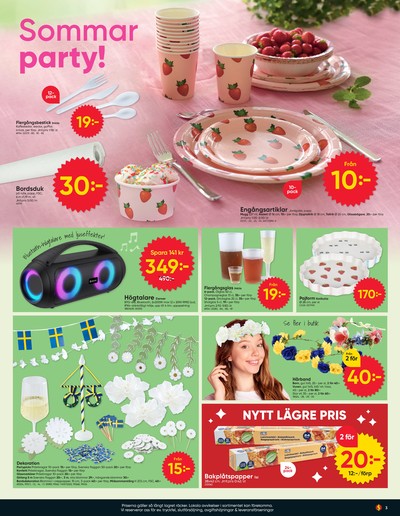 Dollarstore reklamblad i vecka 25 sida 3