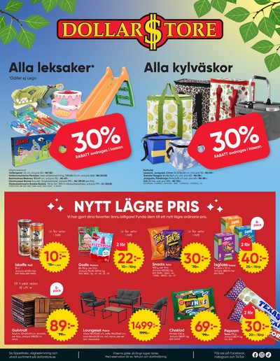 Dollarstore reklamblad i vecka 25 sida 8