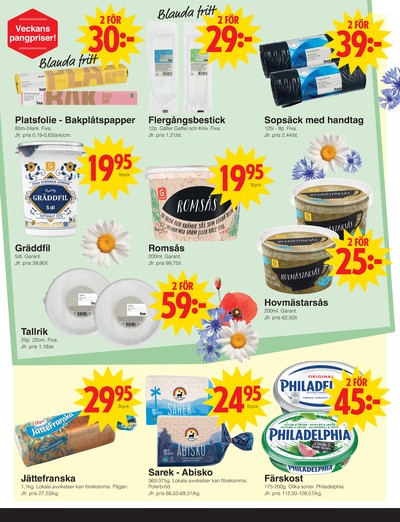 Matöppet reklamblad i vecka 25 sida 2