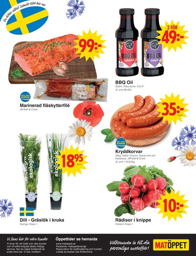Matöppet reklamblad i vecka 25 sida 4