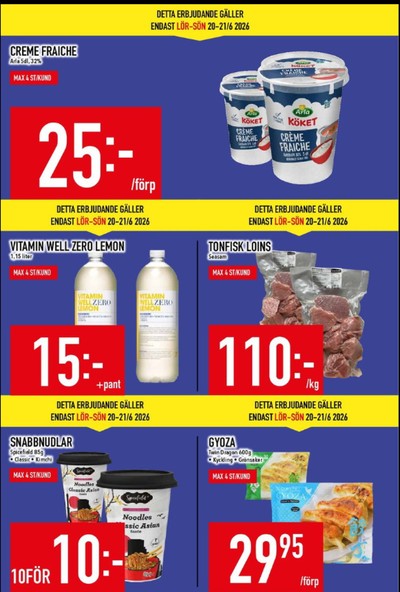 MatDax reklamblad i vecka 25 sida 6