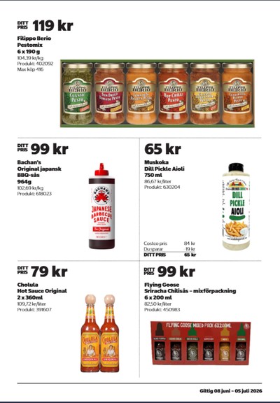 Costco reklamblad i vecka 26 sida 9