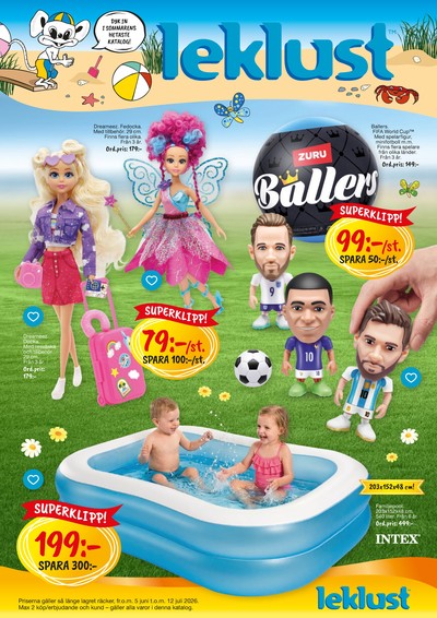 Leklust reklamblad i vecka 26 sida 1