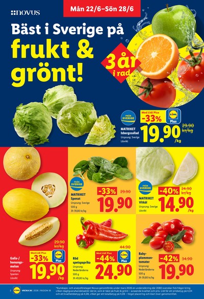 Lidl reklamblad i vecka 26 sida 2