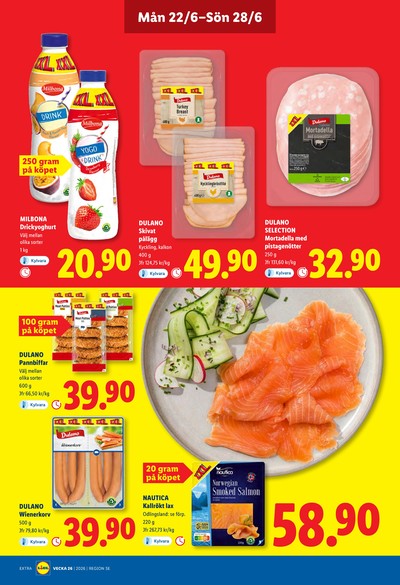 Lidl reklamblad i vecka 26 sida 14