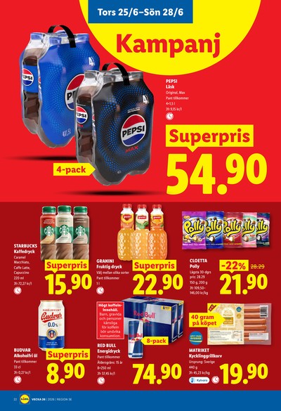Lidl reklamblad i vecka 26 sida 26