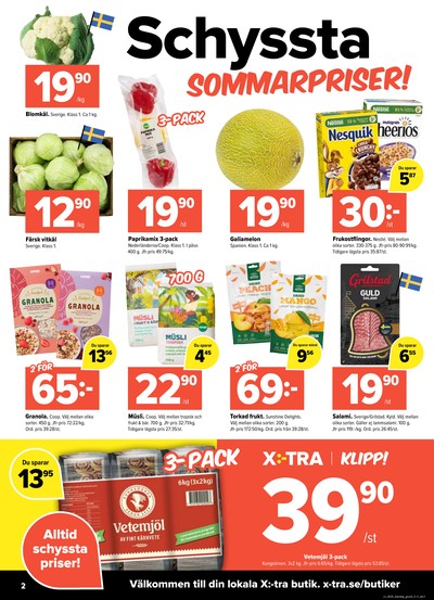 X:-tra reklamblad i vecka 26 sida 2