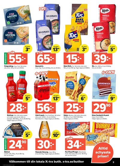 X:-tra reklamblad i vecka 26 sida 3