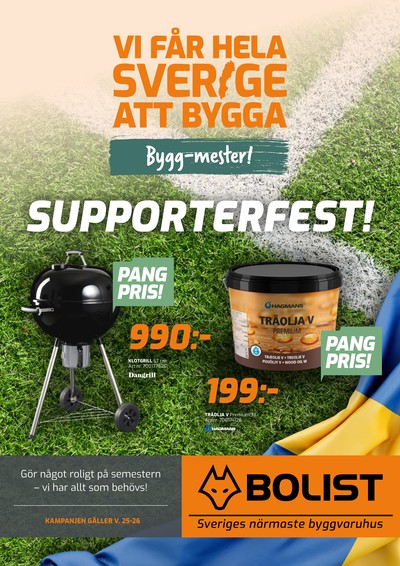 Bolist reklamblad i vecka 26 sida 1