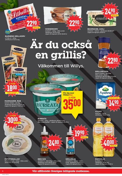 WILLY:S reklamblad i vecka 26 sida 6
