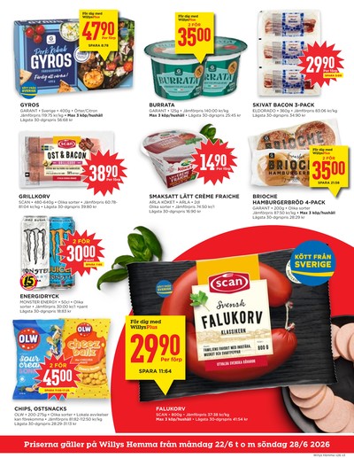 WILLY:S hemma reklamblad i vecka 26 sida 3