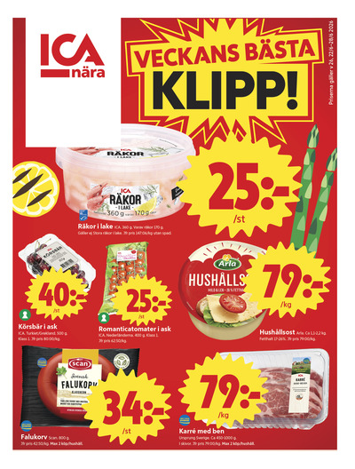 ICA Nära reklamblad i vecka 26 sida 1