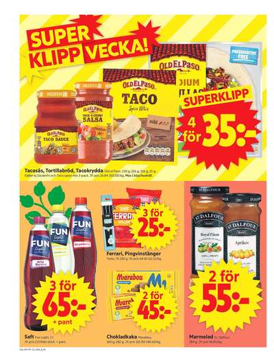 ICA Supermarket reklamblad i vecka 26 sida 4