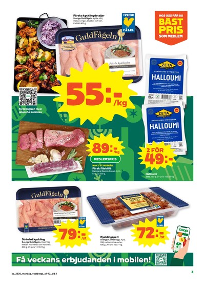 Stora Coop reklamblad i vecka 26 sida 3