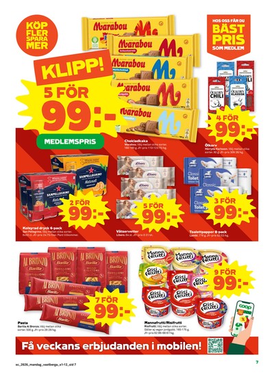 Stora Coop reklamblad i vecka 26 sida 7