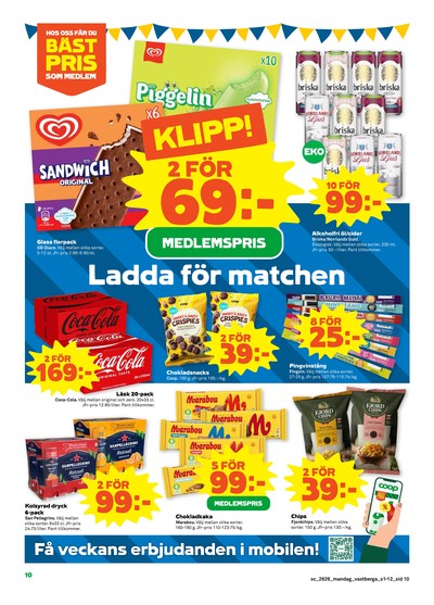 Stora Coop reklamblad i vecka 26 sida 10