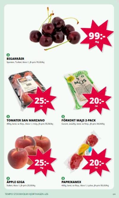 Tempo reklamblad i vecka 26 sida 2