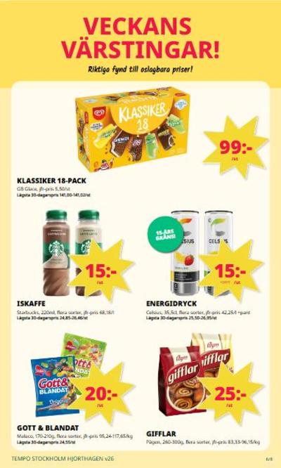 Tempo reklamblad i vecka 26 sida 6