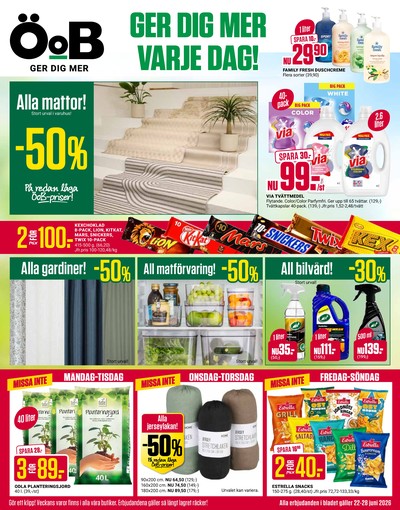 ÖoB reklamblad i vecka 26 sida 1