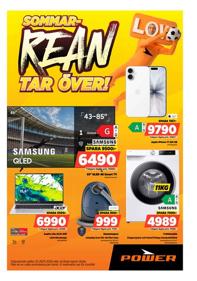 Power reklamblad i vecka 26 sida 1