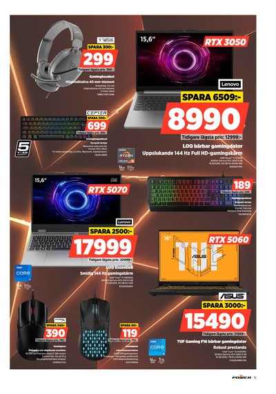 Power reklamblad i vecka 26 sida 15