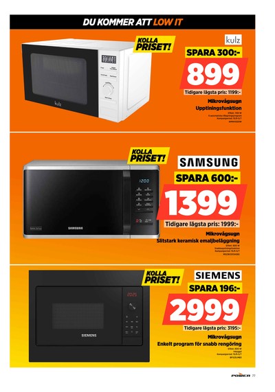Power reklamblad i vecka 26 sida 77