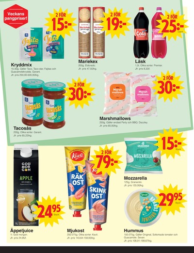 Matöppet reklamblad i vecka 26 sida 2