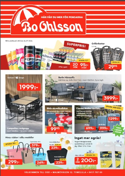 Bo Ohlsson reklamblad i vecka 26 sida 1